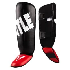TITLE MMA Essential Gear Bundle -Title Boxing Store SHNG3 BK RD 1 2 TITLE Pro Style Shin Instep Guards 3.0