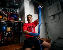 TITLE Boxing Print Hand Wraps 180" -Title Boxing Store SMHWPXLEvilEye 1