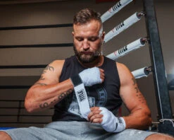 TITLE Boxing Select 180" Semi Elastic Mexican Hand Wraps -Title Boxing Store SMHWXLWH 3