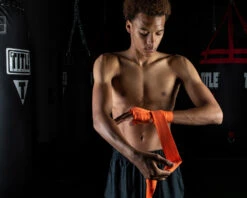 TITLE Boxing Select 180" Semi Elastic Mexican Hand Wraps -Title Boxing Store SMHW XL Orange