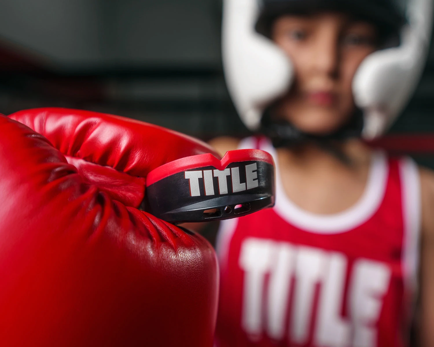 TITLE Boxing Air Force Duo-Defense Youth Mouthguard 2.0 2 TITLE Boxing Air Force Duo-Defense Youth Mouthguard 2.0 - Image 2