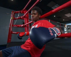 TITLE Boxing Sugar Ray Leonard 1976 Montreal Special Edition Leather Training Gloves 18 TITLE Boxing Sugar Ray Leonard 1976 Montreal Special Edition Leather Training Gloves -Title Boxing Store SRLOTGBLRD 4