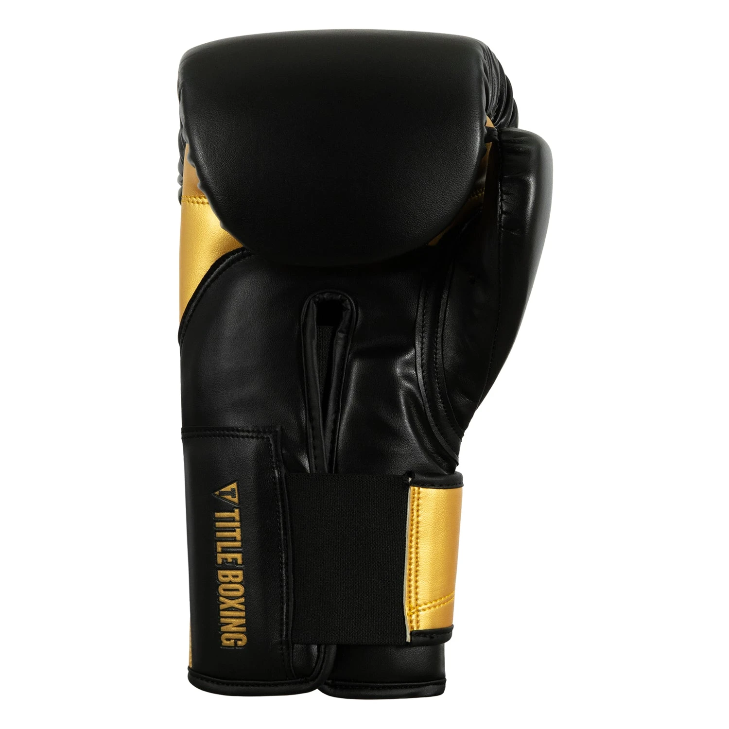 TITLE Boxing Swift Bag Boxing Gloves - Black/White Synthetic Leather Wraparound Wrist 4 TITLE Boxing Swift Bag Boxing Gloves - Black/White Synthetic Leather Wraparound Wrist - Image 4