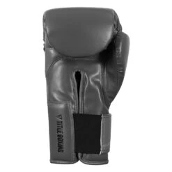 TITLE Boxing Swift Bag Boxing Gloves - Black/White Synthetic Leather Wraparound Wrist 28 TITLE Boxing Swift Bag Boxing Gloves - Black/White Synthetic Leather Wraparound Wrist -Title Boxing Store SWTBG LGR BK 4 TITLE Boxing Swift Bag Gloves
