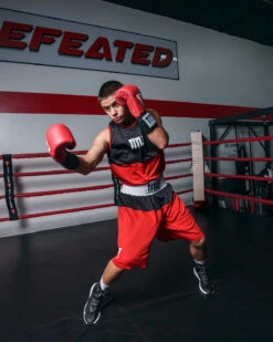 TITLE Boxing Latitude Amateur Boxing Set – Red/White Lightweight Competition Uniform -Title Boxing Store TABS16BKRD 1