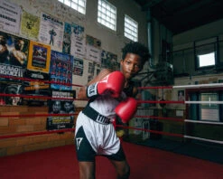 TITLE Boxing Aerovent Elite Amateur Set 1 – Royal Blue with White Panels Performance Competition Kit -Title Boxing Store TABS1WHBK 1