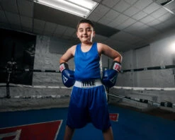 TITLE Boxing Aerovent Elite Amateur Set – Black/Red Dazzle Polyester Competition Uniform 39 TITLE Boxing Aerovent Elite Amateur Set – Black/Red Dazzle Polyester Competition Uniform -Title Boxing Store TABSBL 1