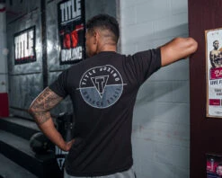 TITLE Boxing Crosshair Tee -Title Boxing Store TBCT162BK 2