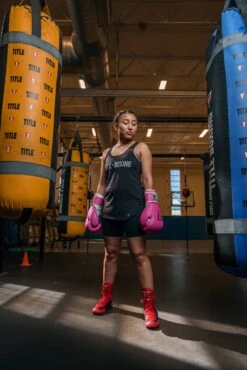 TITLE Boxing Speed-Flex Encore Mid-Top Shoes -Title Boxing Store TBS1 2