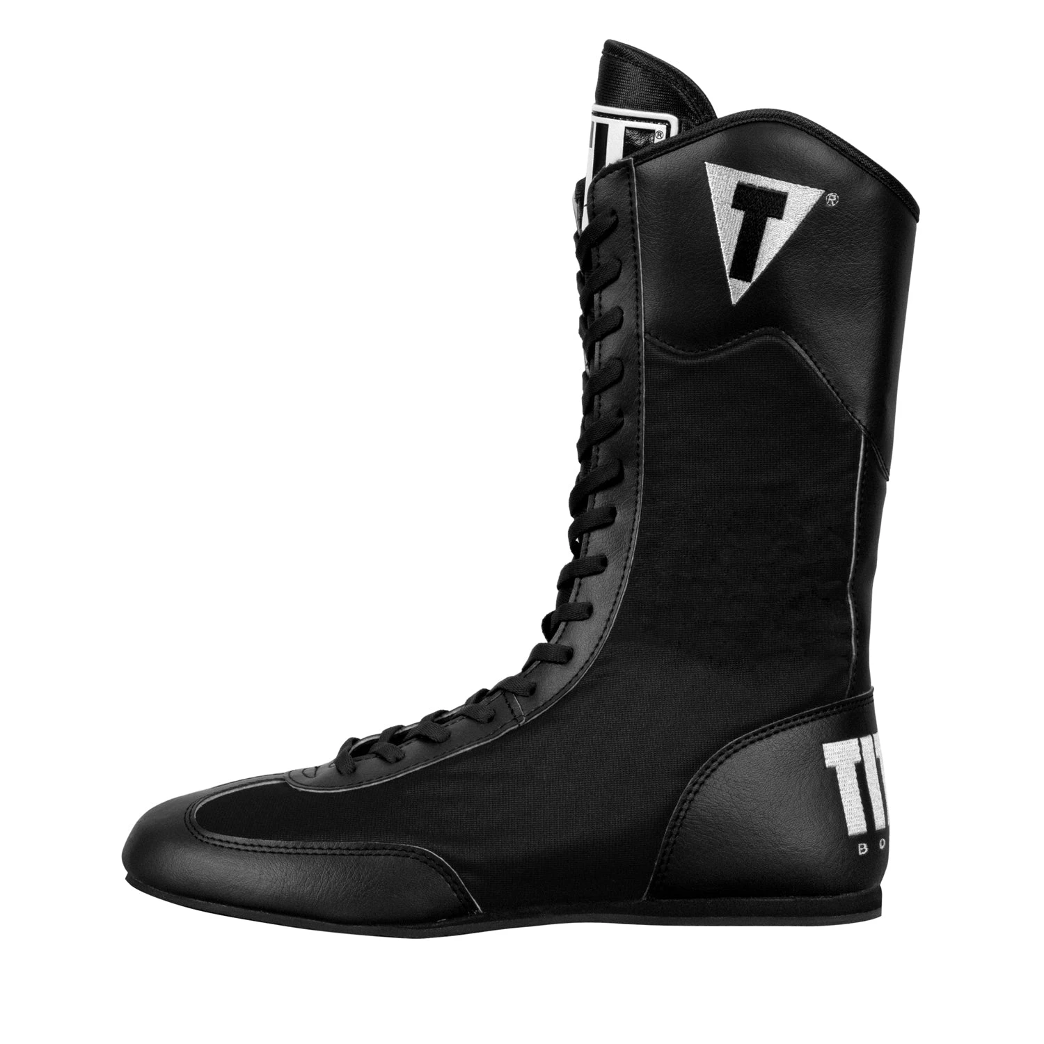 TITLE Boxing Speed-Flex Encore High-Top 12" Boxing Shoes - Professional Synthetic Leather Ring Boots 1 TITLE Boxing Speed-Flex Encore High-Top 12" Boxing Shoes - Professional Synthetic Leather Ring Boots