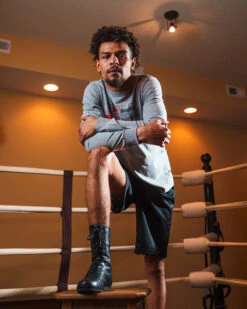 TITLE Boxing High-Top Leather Boxing Shoes -Title Boxing Store TBS42BK 2