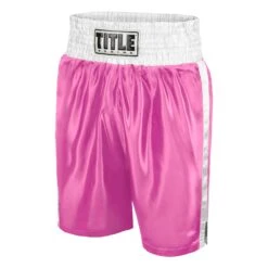 TITLE Boxing Edge Boxing Trunks -Title Boxing Store TBTC PK WH 1 8857a788 ad25 42c5 891d 10857301bf97