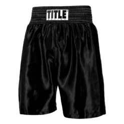 TITLE Boxing Edge Boxing Trunks 2.0 -Title Boxing Store TBTC2 BK BK 1