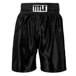 TITLE Boxing Edge Boxing Trunks 2.0 -Title Boxing Store TBTC2 BK BK 2