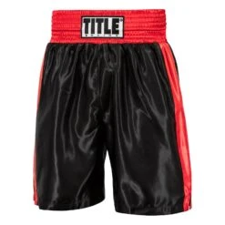 TITLE Boxing Edge Boxing Trunks -Title Boxing Store TBTC2 BK RD 1 cd284a19 1d42 4a0d 8b33 98b06044ebbf