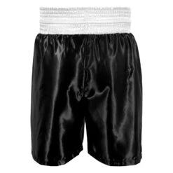 TITLE Boxing Edge Boxing Trunks -Title Boxing Store TBTC2 BK WH 3