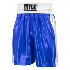 TITLE Boxing Edge Boxing Trunks -Title Boxing Store TBTC2 BL WH 1 697d6118 a0a0 4aa2 9f87 c1693a2b8179