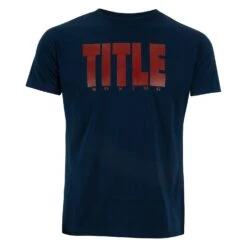 TITLE Boxing Iconic Block Tee 37 TITLE Boxing Iconic Block Tee -Title Boxing Store TBTS03 NV RD 1