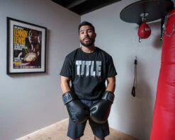 TITLE Boxing Iconic Block Tee 22 TITLE Boxing Iconic Block Tee -Title Boxing Store TBTS03BKGR 1