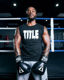 TITLE Boxing Iconic Block Muscle Tee -Title Boxing Store TBTS04BK 1