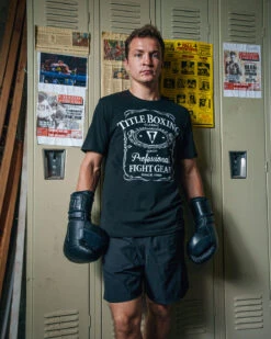 TITLE Boxing Jack Tee 7 TITLE Boxing Jack Tee -Title Boxing Store TBTS190BK 1