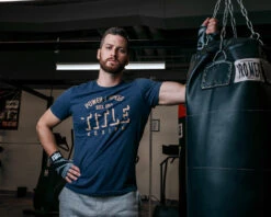 TITLE Boxing Power And Speed Tee -Title Boxing Store TBTS211BL 1