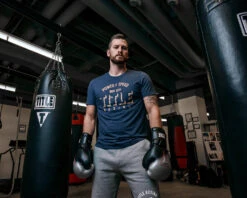 TITLE Boxing Power And Speed Tee -Title Boxing Store TBTS211BL 2