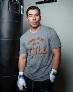 TITLE Boxing Power And Speed Tee -Title Boxing Store TBTS211GR 1