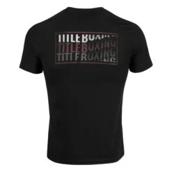 TITLE Boxing Jackpot Slim Fit Athletic T-Shirt - Classic Logo Performance Tee -Title Boxing Store TBTS227 BK 2