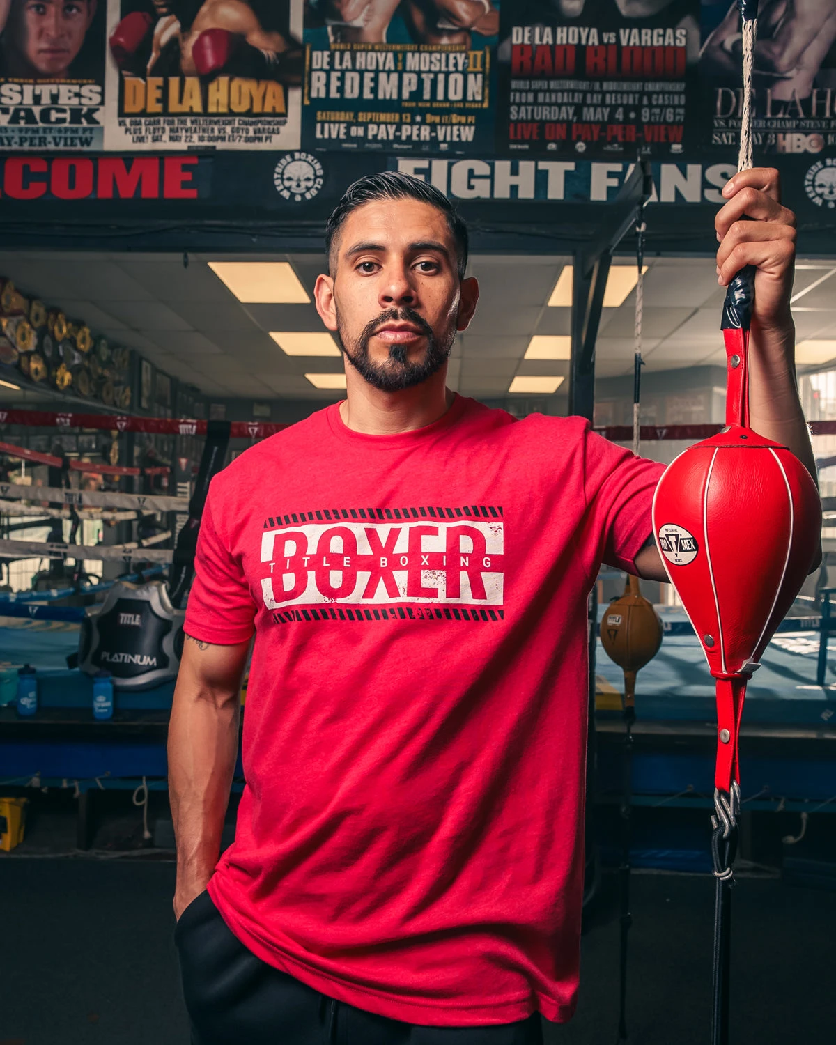 TITLE Boxing Distressed Boxer Tee 5 TITLE Boxing Distressed Boxer Tee - Image 5