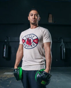 TITLE Boxing 1998 Heritage Tee - Black Cotton Blend Unisex Graphic T-Shirt -Title Boxing Store TBTS229CREAM 1