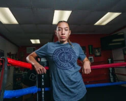 TITLE Boxing Women's Vintage Short Sleeve Hooded Tee -Title Boxing Store TBWTS213BL 1 2277d633 7c9d 4e95 95e3 226540c26856