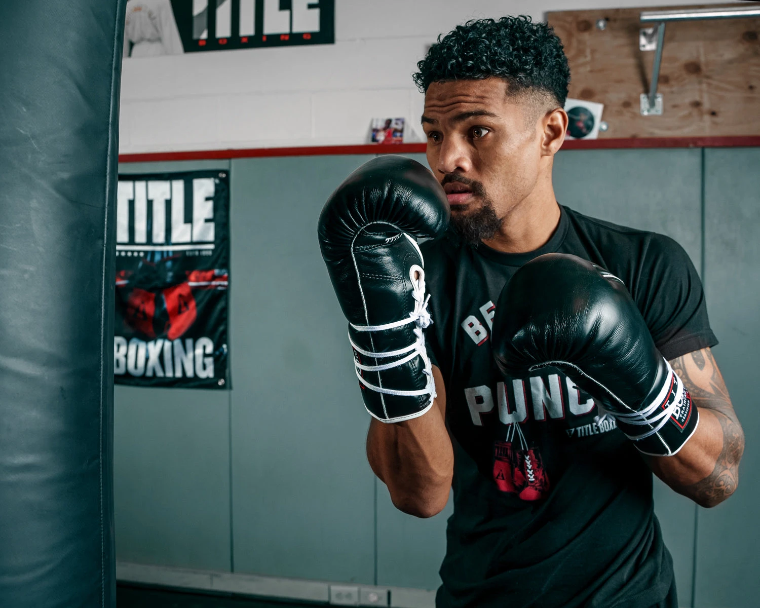 TITLE Boxing Old School Leather Lace-Up Sparring Boxing Gloves 7 TITLE Boxing Old School Leather Lace-Up Sparring Boxing Gloves - Image 7