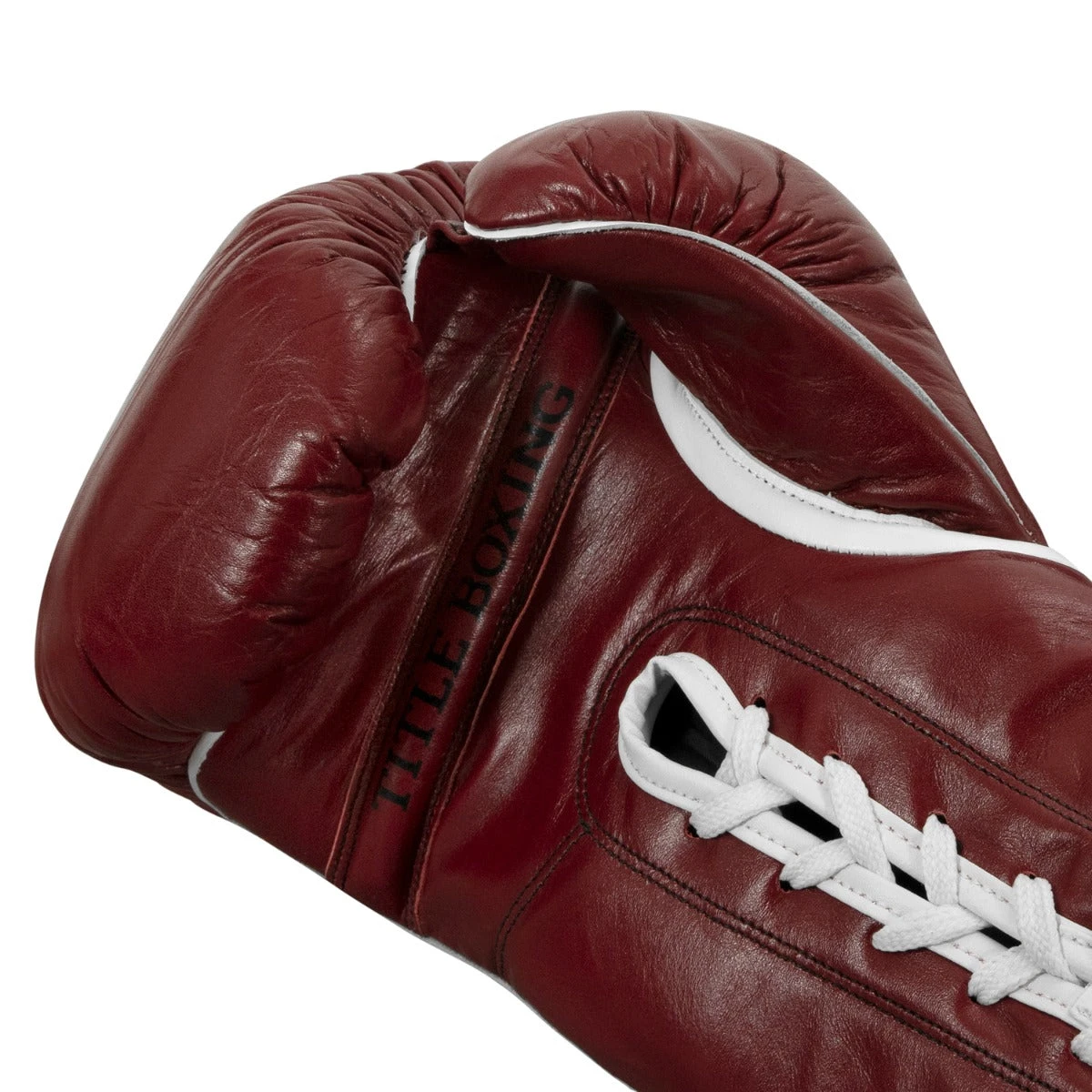 TITLE Boxing Old School Leather Lace-Up Sparring Boxing Gloves 13 TITLE Boxing Old School Leather Lace-Up Sparring Boxing Gloves - Image 13