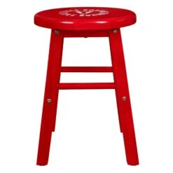 TITLE Boxing Heavy-Duty Wood Ring Stool β 18-Inch Pro Corner Seating 10 TITLE Boxing Heavy-Duty Wood Ring Stool β 18-Inch Pro Corner Seating -Title Boxing Store TITLE Boxing Ring Stool front view RSTL2 Red