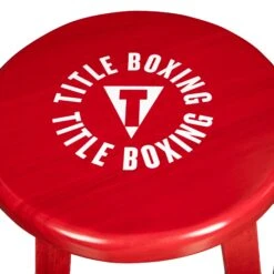 TITLE Boxing Heavy-Duty Wood Ring Stool β 18-Inch Pro Corner Seating 11 TITLE Boxing Heavy-Duty Wood Ring Stool β 18-Inch Pro Corner Seating -Title Boxing Store TITLE Boxing Ring Stool top view RSTL2 Red