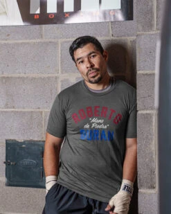 TITLE Boxing Legacy Roberto Duran "Mano De Piedra" Tee 7 TITLE Boxing Legacy Roberto Duran "Mano De Piedra" Tee -Title Boxing Store TLGCY184GR 1