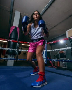 TITLE Boxing Professional Women’s Satin Striped Boxing Trunks -Title Boxing Store TPBTW2PK 2