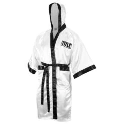 TITLE Boxing Full Length Robe 36 TITLE Boxing Full Length Robe -Title Boxing Store TSRFL WH BK 2