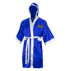 TITLE Boxing Pro Full Length Robe 3.0 33 TITLE Boxing Pro Full Length Robe 3.0 -Title Boxing Store TSRFL3 BL WH 2