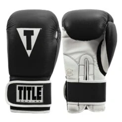 TITLE Boxing Pro Style Leather Training Boxing Gloves 3.0 28 TITLE Boxing Pro Style Leather Training Boxing Gloves 3.0 -Title Boxing Store TVVTG3 BK WH 01