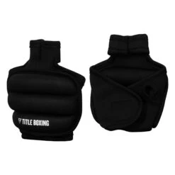 TITLE Boxing Weighted Gloves 2.0 -Title Boxing Store TWGV2 BK 2