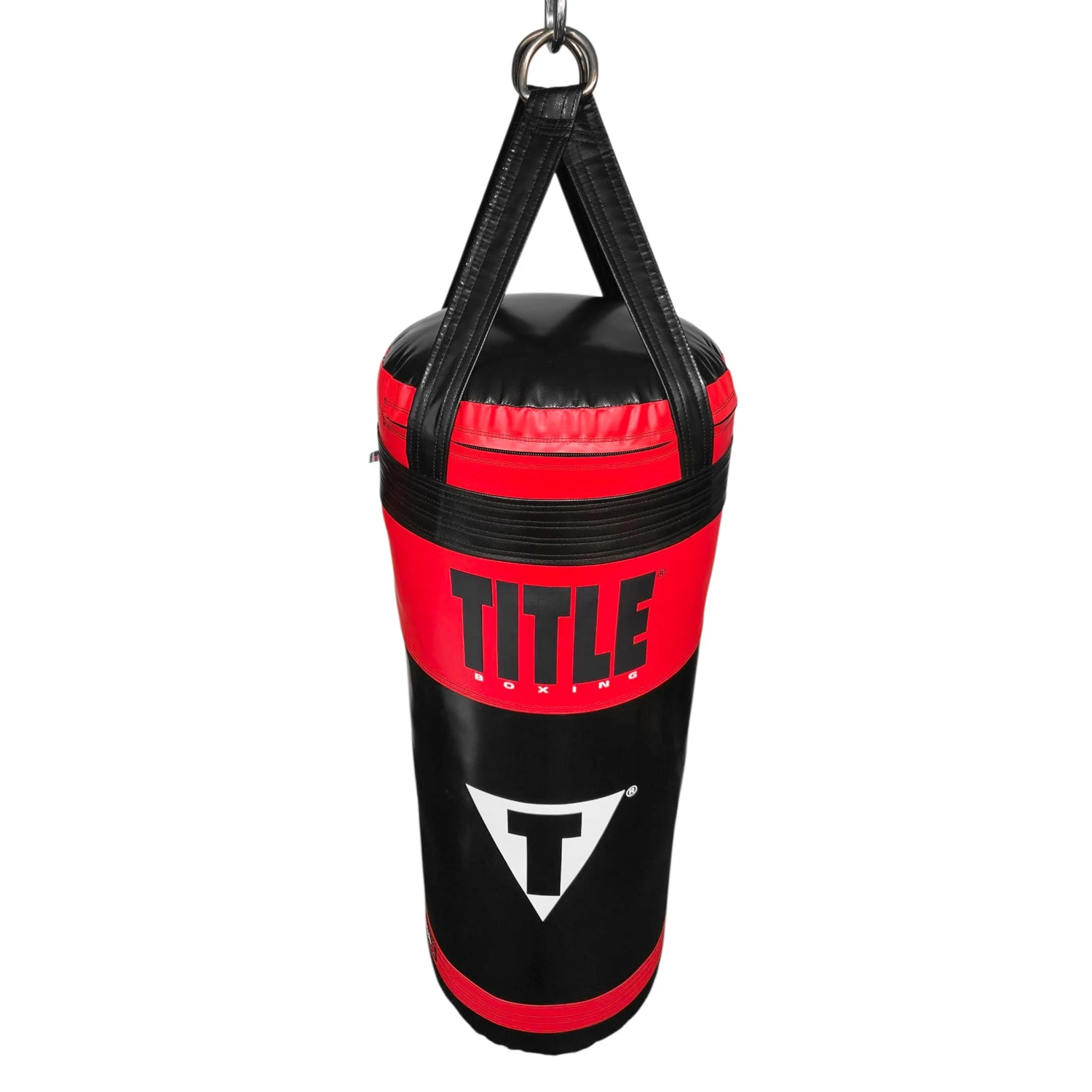 TITLE Boxing 135lb Made In The USA β Heavy Duty Black Synthetic Leather Punching Bag 3 TITLE Boxing 135lb Made In The USA β Heavy Duty Black Synthetic Leather Punching Bag - Image 3