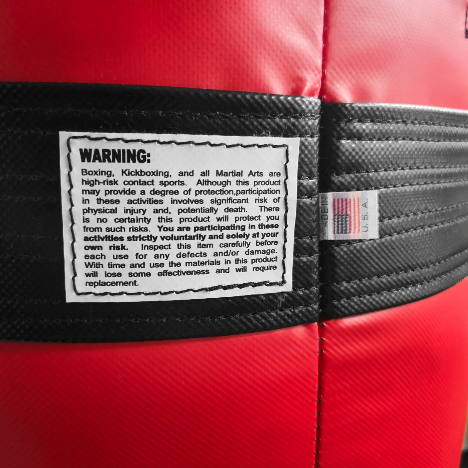 TITLE Boxing 135lb Made In The USA β Heavy Duty Black Synthetic Leather Punching Bag 6 TITLE Boxing 135lb Made In The USA β Heavy Duty Black Synthetic Leather Punching Bag - Image 6