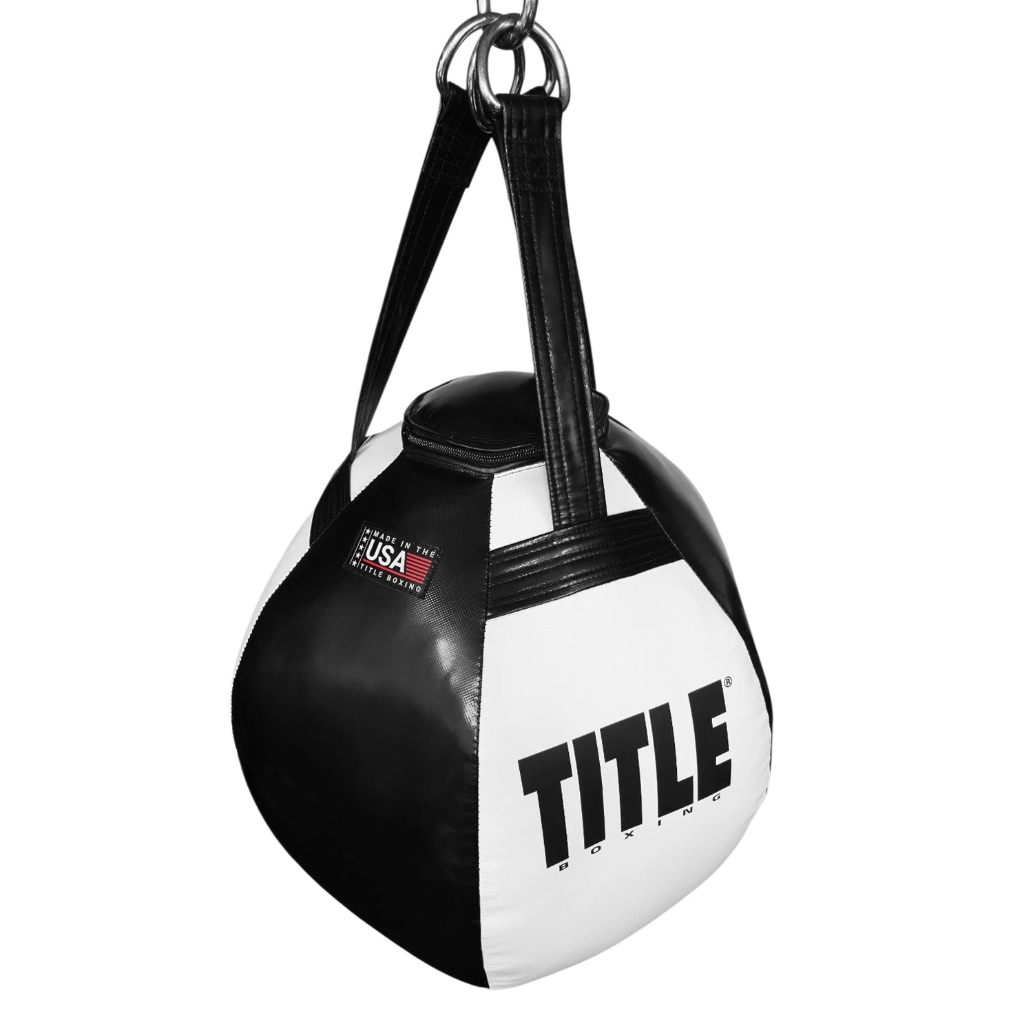 TITLE Boxing Made In The USA Wrecking Ball Heavy Bag β Red/Black Synthetic Leather 4 TITLE Boxing Made In The USA Wrecking Ball Heavy Bag β Red/Black Synthetic Leather - Image 4
