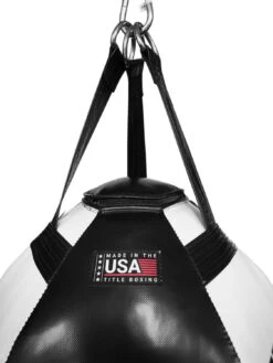 TITLE Boxing Made In The USA Wrecking Ball Heavy Bag β Red/Black Synthetic Leather 9 TITLE Boxing Made In The USA Wrecking Ball Heavy Bag β Red/Black Synthetic Leather -Title Boxing Store USAWB BK WH 5 TITLE Boxing Made in the USA Wrecking Ball Heavy Bag