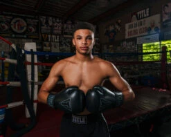 TITLE Boxing Vegan Fitness Bag Gloves – Black Synthetic Leather Wraparound Training Gloves -Title Boxing Store VGFBGBK 1