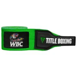 WBC By TITLE Boxing Hand Wraps 18 WBC By TITLE Boxing Hand Wraps -Title Boxing Store WBCHW GN 2
