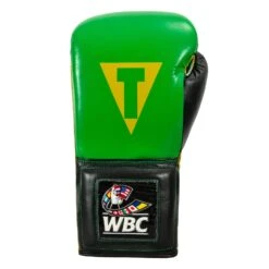 WBC By TITLE Boxing Sparring Gloves 27 WBC By TITLE Boxing Sparring Gloves -Title Boxing Store WBCSG GN BK 03