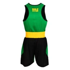 WBC By TITLE Boxing Amateur Competition Outfit -Title Boxing Store WBCTABS BK GN 2
